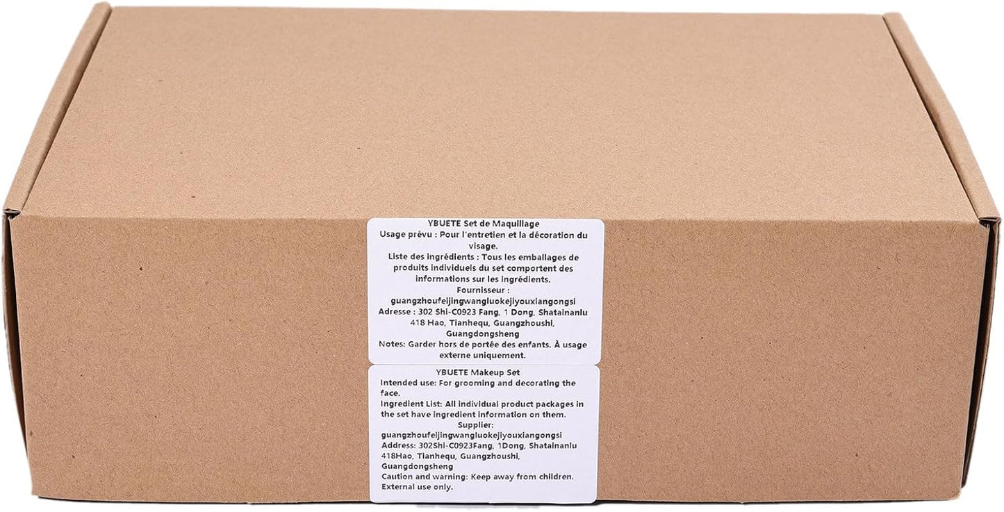 Makeup Set, Makeup Kit for Women Girls Teens Full Kit, Makeup Present Set for Beginners and Professionals Include Eyeshadow Palettes, Foundation, Liquid Lipsticks Set