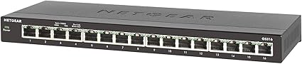 NETGEAR 16-Port Gigabit Ethernet Unmanaged Switch (GS316)